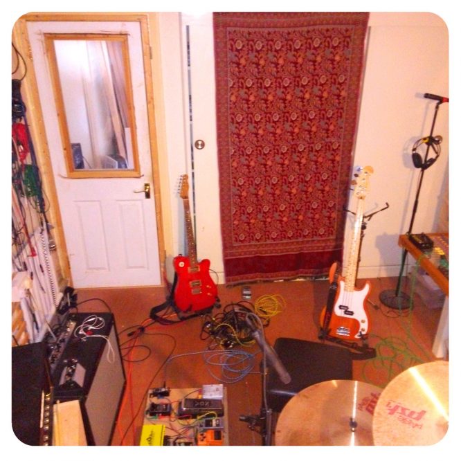 The Mother Legends pratice Jam room